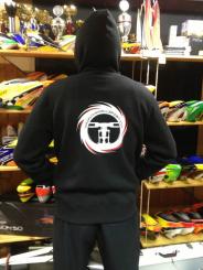 Sweatkapuzenjacke Farbe schwarz, bedruckt (XXL) - Modellsport.ch 