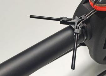 Antennenhalter Heckrohr, schwarz 