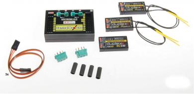 Central Box 210 mit zwei Satteliten und RC-Schalter 