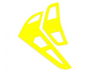 Neon Yellow Fiberglass Horizontal/Vertical Fins 