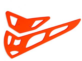 Neon Orange Fiberglass Horizontal/Vertical Fins 