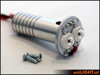 4Wx2 Einbaulicht, WEISS 