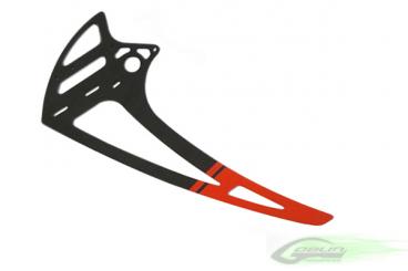 Carbon fiber vertical fin - RED (1pc) - Goblin 700 