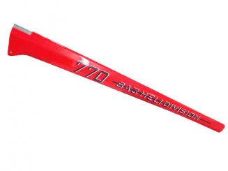 Carbon Fiber Tail Boom Red - Goblin 770 