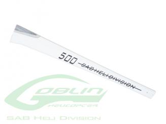 Glass Fiber Tail Boom White - Goblin 500 