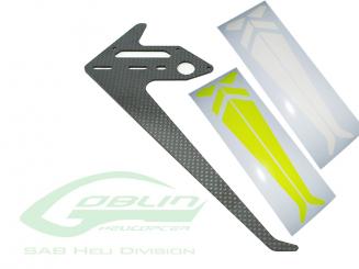 Carbon Fiber Tail Fin - Goblin 500 Sport 