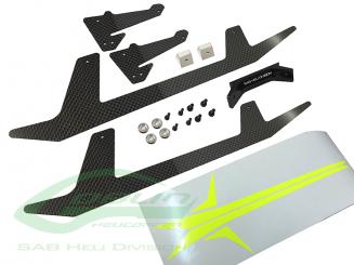 Carbon Fiber Landing Gear Set - Goblin 500 Sport 