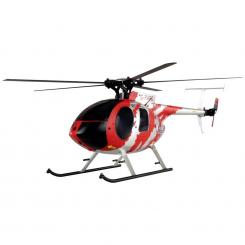 MD 500E rot silber mit Sender 