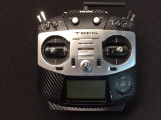 Klebefolien Set schwarz für Futaba T8G 