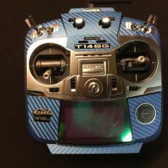 Klebefolien Set blau für Futaba T14SG 