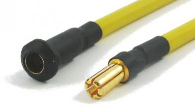 5.5mm Stecker vergoldet, mit Antiblitz Schaltung 