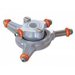 Lynx Heli - Align TREX 150 DFC Ultra Swashplate - Silver  