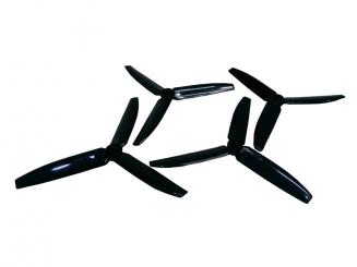 5030-3 Lynx Racer Triple Blade Propeller CCW + CW Set - Black 