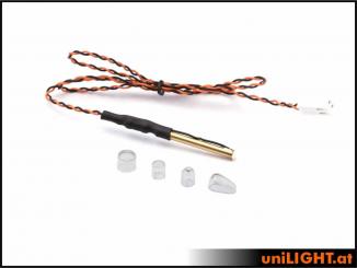 5mm PIN Navigationslicht, 1Wx2, KURZ rot 