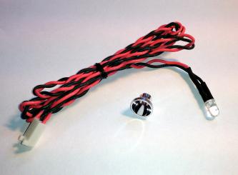 5mm High-Eff WEISS mit Reflektor, 0.3W 