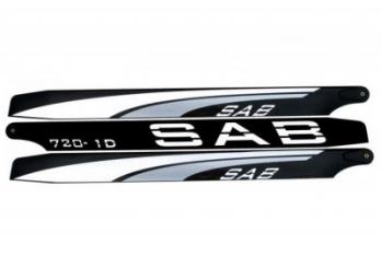 SAB 720mm Blackline Carbon Blade 1D-F3C/Speed (Silver) - 3 Blades 