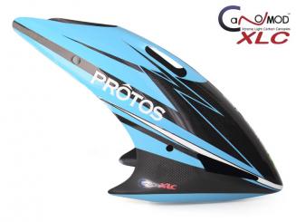 Cyan Blue - MSH Protos 500 Full Carbon Canopy 