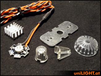 8W Rundlicht 10/24mm, WEISS 