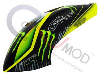 Lackierte Gfk Haube für Goblin 700/770 Competition Monster 