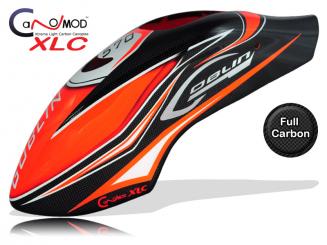 Lackierte Carbon Haube für Goblin 570 - Ferrari 