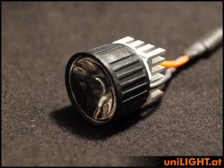 4W Strahler mit Linse, 60°, WEISS 