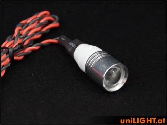 5W Eco-Aluminiumscheinwerfer, 16mm, WEISS 