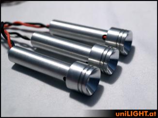 3x8W Scheinwerfer, WARMWEISS, T-Fuse 