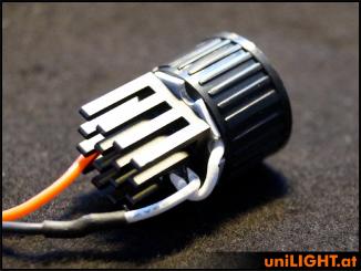 8W Strahler mit Linse, 60°, WEISS, T-Fuse 