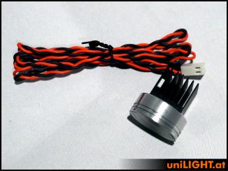 12Wx2 Power-Scheinwerfer 30mm, WEISS, T-Fuse 