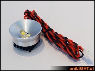 8Wx2 Power-Scheinwerfer 35mm, WEISS, T-Fuse 