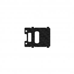 Stratos 200 Carbon plate for plastic tailboom clamp 