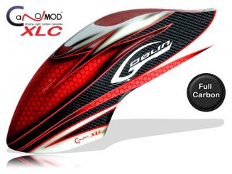 Lackierte Carbon Haube für Goblin 570 - Red Eyes 