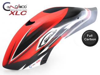 Lackierte Carbon Haube für Goblin 570 - RedW 