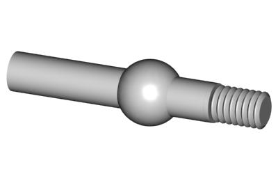 Taumelscheibenstift M3, 22mm lang 