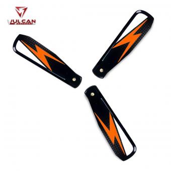 VULCAN ROTORS Precision Tail Rotor 3 Blades 105mm (ORANGE) 