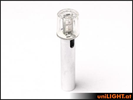 10mm PIN Blitzlicht, 8Wx2, T-Fuse weiss 