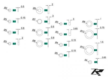 Shim and washer set 1 