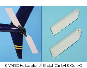 Vario - Heckrotorblätter 120 mm Grau 