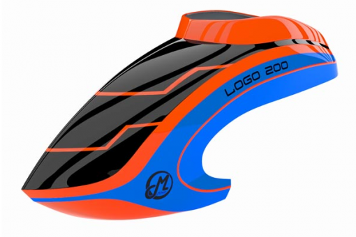 Logo 200 Haube neon orange 