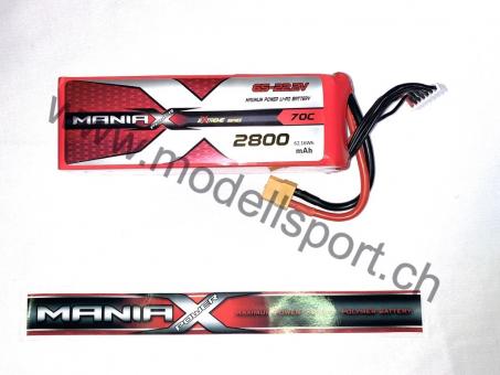 ManiaX 6S 2800mAh 70C 