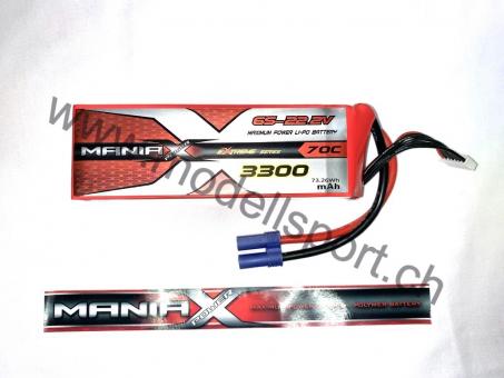 ManiaX 6S 3300mAh 70C 