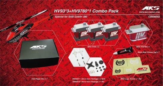 MKS Servo HV93/HV9780 combo 