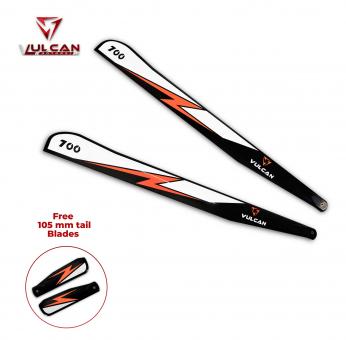 VULCAN ROTORS Rotor Blades 700mm EVO (Orange) 