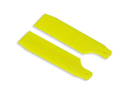 Plastic Neon YellowTail Blade 95 mm-50 size heli 