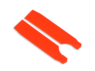 Plastic Neon Orange Tail Blade 105 mm-90 size heli 