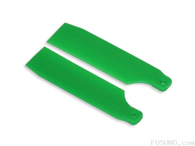 Plastic Neon Green Tail Blade 62 mm-Trex 450 