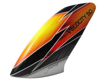 Lackierte Gfk Haube für Velocity 50-LIGHTNING SKY 