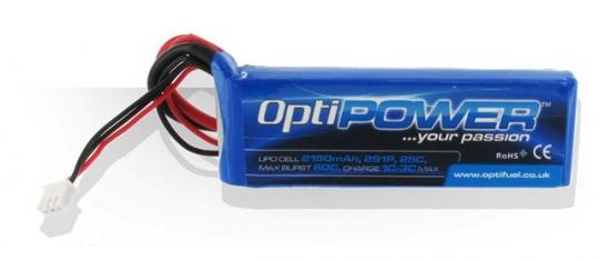 OptiPOWER 25C 2150mAh 2S LiPo 