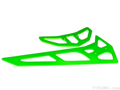 Neon Green Fiberglass Horizontal/Vertical Fins 