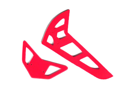 FUSUNO Neon Red Fiberglass Horizontal/Vertical Fin 